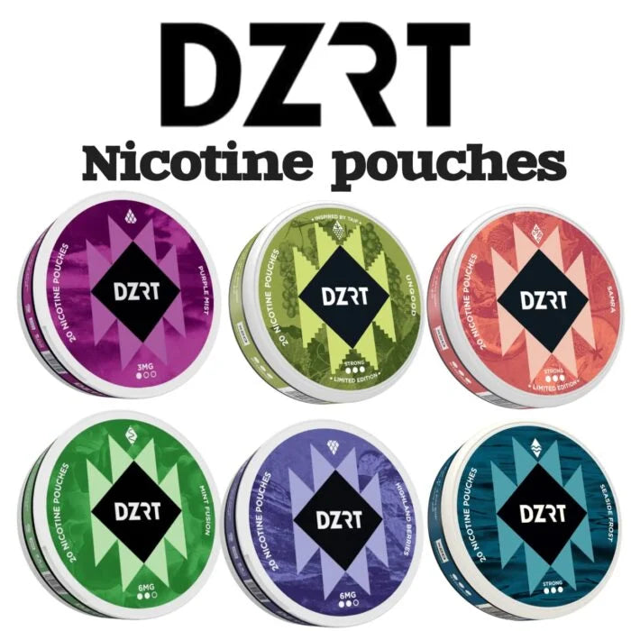 Dzrt Nicotine Pouches in Dubai Abu Dhabi UAE