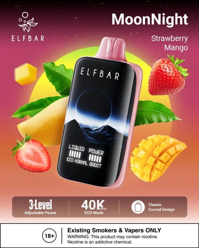ELF BAR Moon Night 40000 Puffs Disposable Vape in  Dubai Abu Dhabi UAE