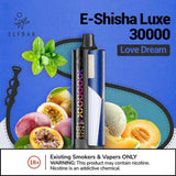 ELFBAR E-Shisha Luxe 30000 Puffs Disposable in Dubai Abu Dhabi UAE
