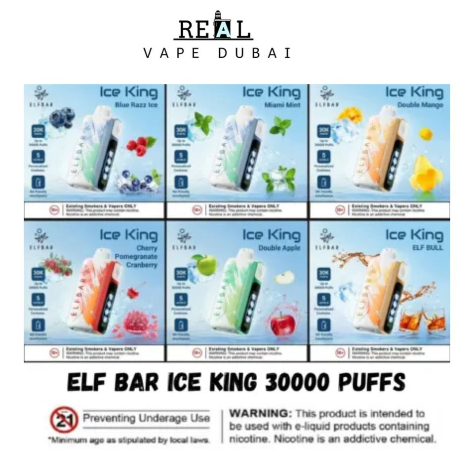 ELF BAR Ice King 30000 Puffs Disposable Vape in  Dubai Abu Dhabi UAE