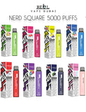 NERD SQUARE 5000 Puffs 20mg