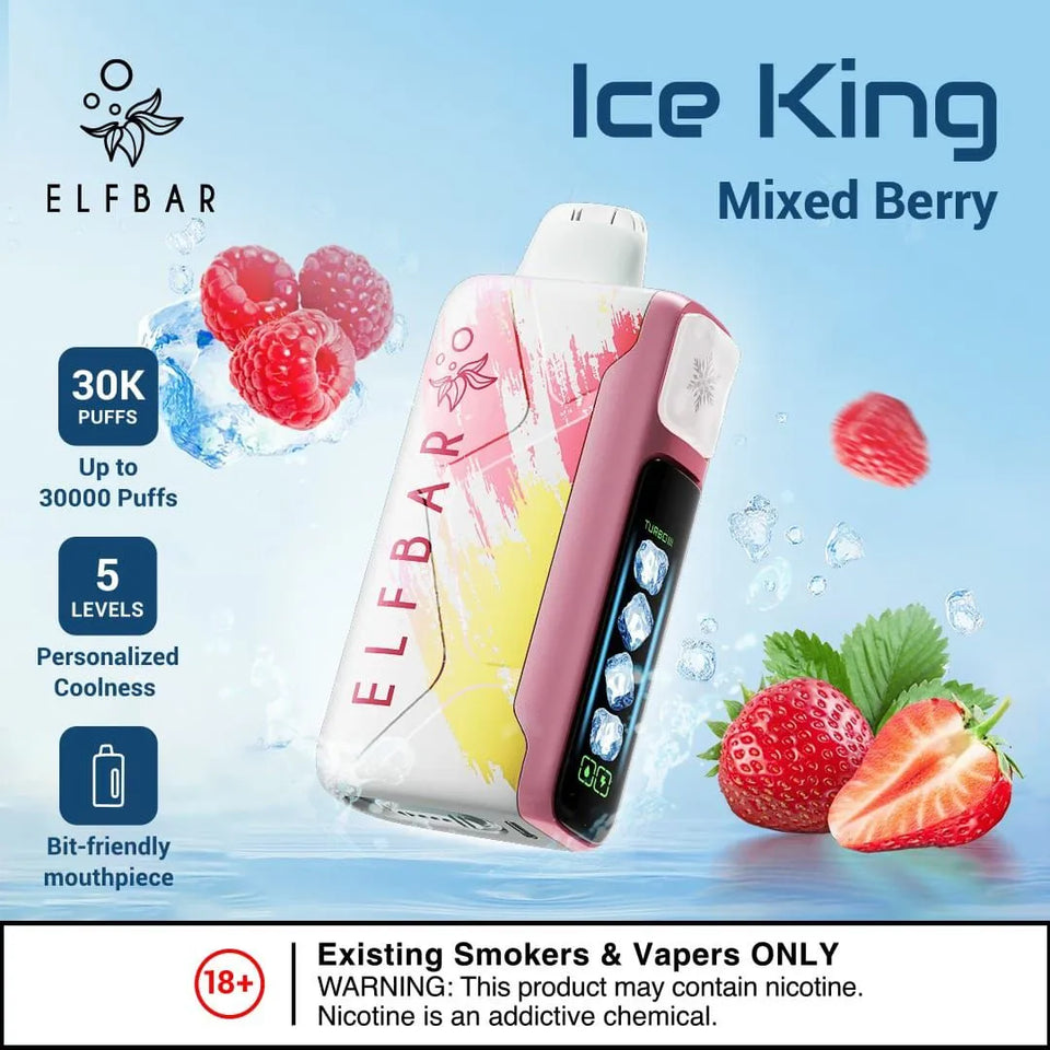 ELF BAR Ice King 30000 Puffs Disposable Vape in  Dubai Abu Dhabi UAE