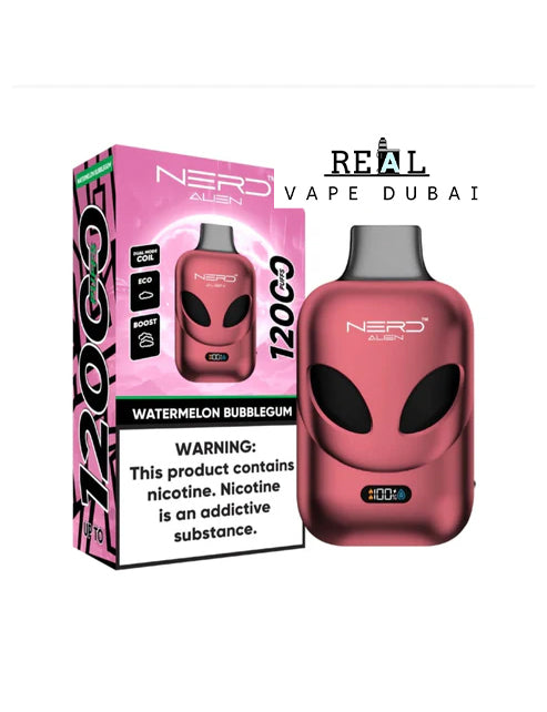NERD ALIEN 12000 Puffs 20mg/2% Nicotine