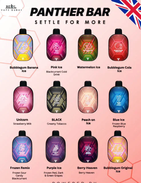 PANTHER BAR 5500 Puffs Rechargeable Disposable Vape By Dr. Vape