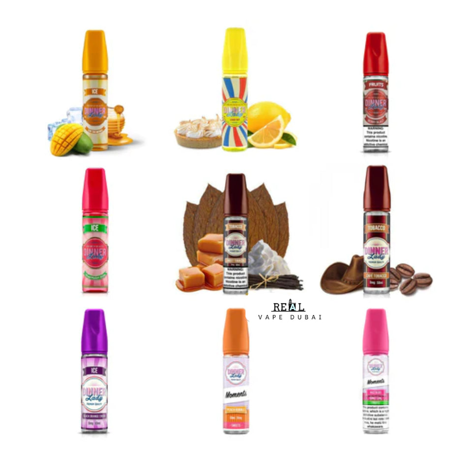 DINNER LADY All Series 60ml E-Juice 3mg/6mg