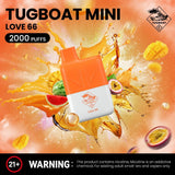 Tugboat Mini 2000 Puffs 2% Nicotine Disposable Vape in UAE