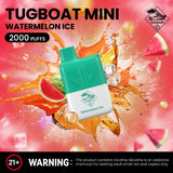 Tugboat Mini 2000 Puffs 2% Nicotine Disposable Vape in UAE
