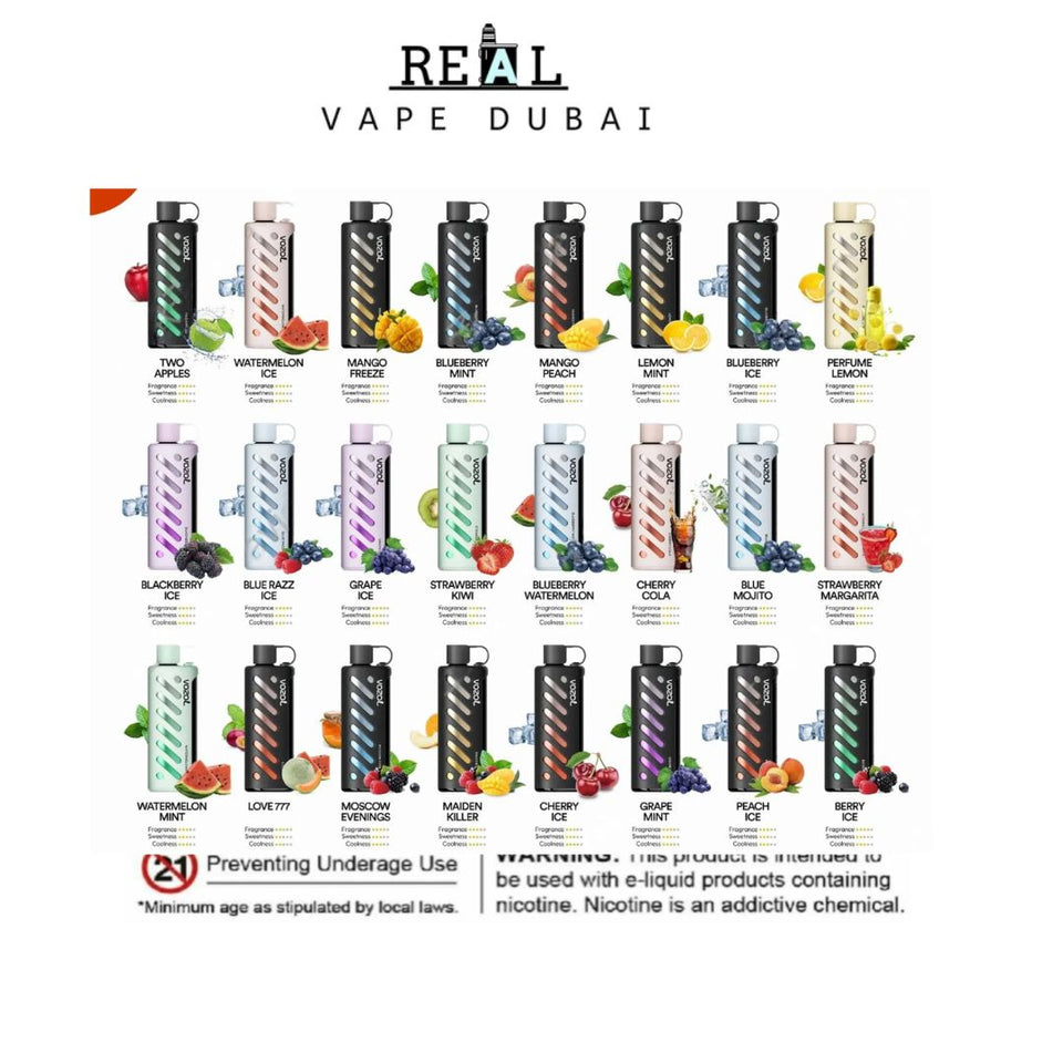 VOZOL Gear Shisha 25000 puffs Disposable Vape in Dubai Abu Dhabi UAE