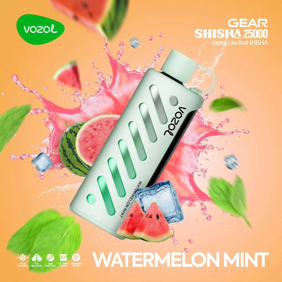VOZOL Gear Shisha 25000 puffs Disposable Vape in Dubai Abu Dhabi UAE