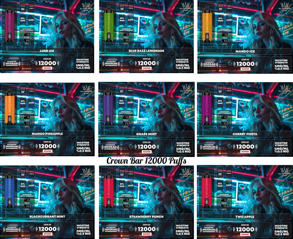 Al Fakher Crown Bar 12000 Puffs