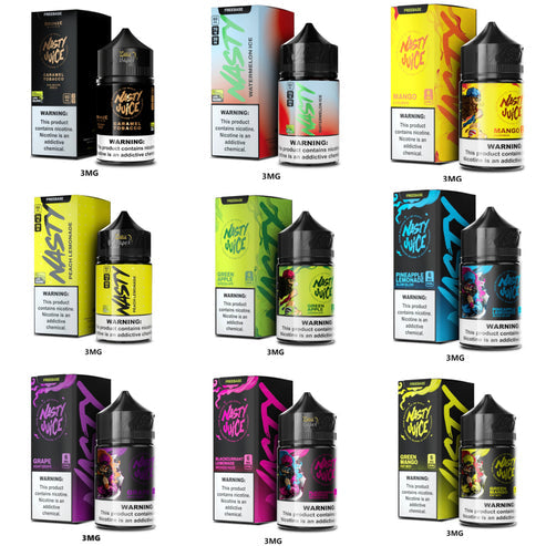 Nasty Juice Series 60ml E-Juice 0mg/3mg/6mg