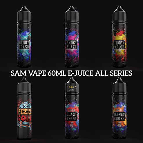 SAM VAPE 60ml E-Juice All Series