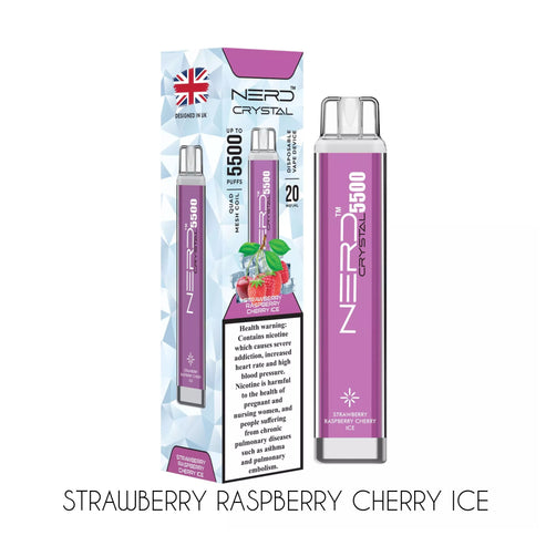 NERD Crystal 5500 Puffs 20mg Disposable Vape