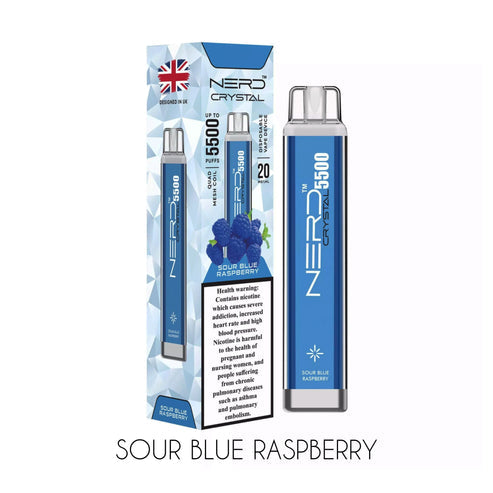 NERD Crystal 5500 Puffs 20mg Disposable Vape