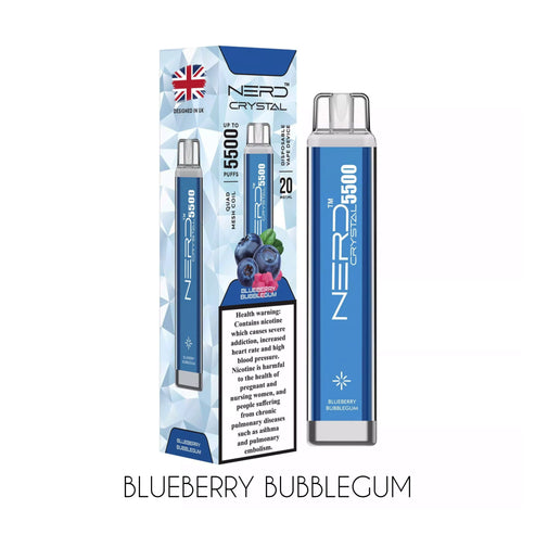 NERD Crystal 5500 Puffs 20mg Disposable Vape