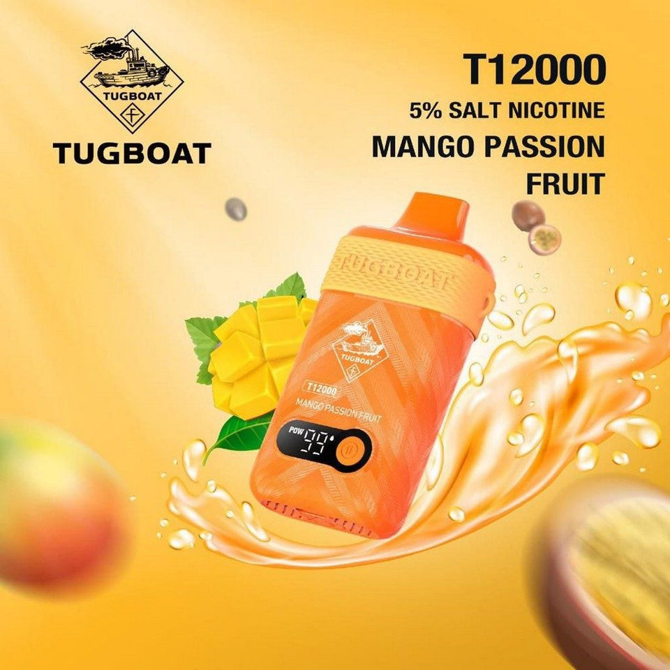 Tugboat T12000 Mango Passion Disposable Vape in Dubai UAE